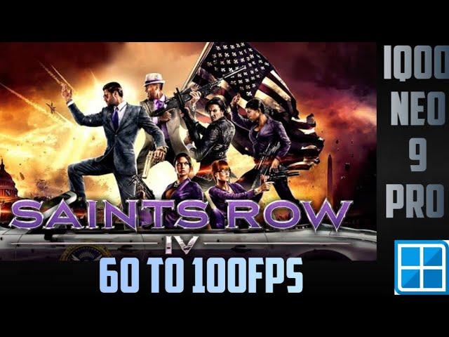 Saints Row IV With Settings Winlator CMOD V11 Fix 2 Android Emulator Iqoo Neo 9 Pro Snapdragon 8Gen2