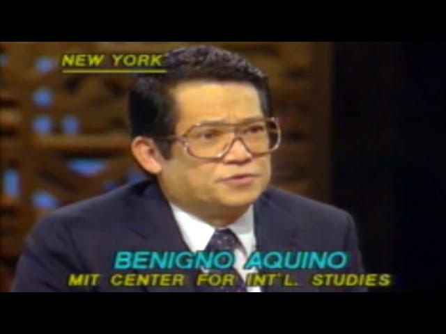 NINOY AQUINO's Full Interview in MacNeil Lehrer Report (9/16/1982) PBS News Hour