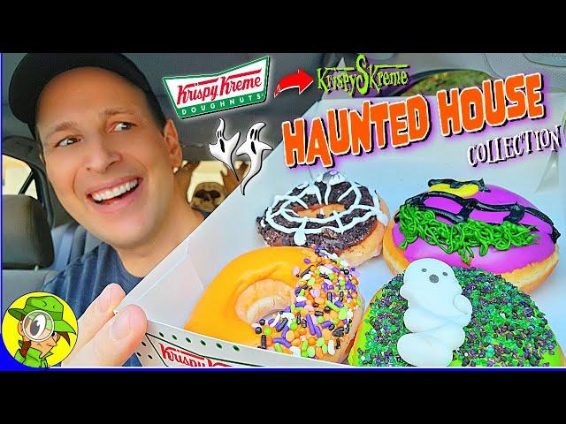 Krispy Kreme® HAUNTED HOUSE COLLECTION Review ️ ALL 4 FLAVORS!  Peep THIS Out! ️‍️
