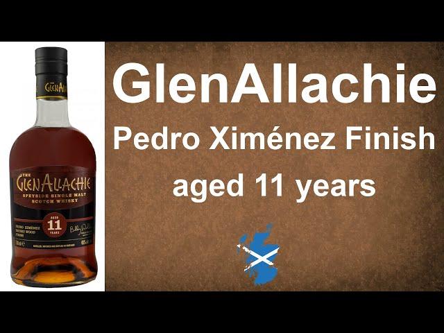 GlenAllachie Pedro Ximénez Sherry Finish aged 11 years Single Malt Scotch Review by WhiskyJason