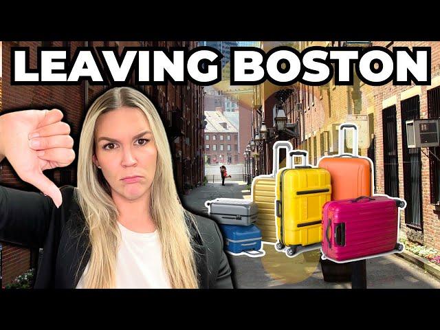 Why is EVERYONE LEAVING BOSTON Massachusetts? 