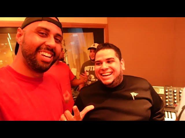 En el estudio con productores de mi pais (VLOG)