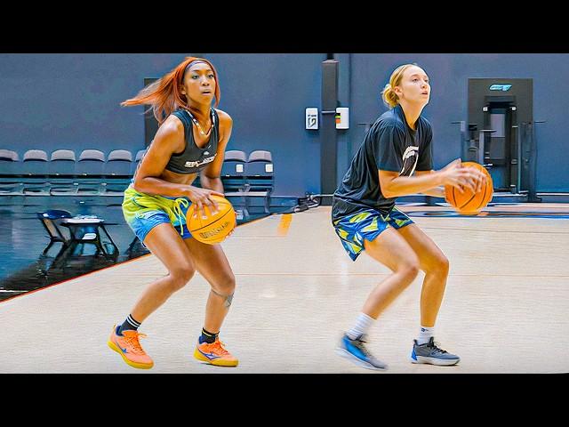 Paige Bueckers & Flau’jae FULL Workout Together 