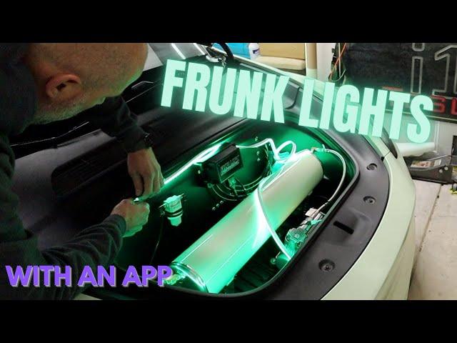 Tesla Frunk Lights, the Mod Thing You've Been Looking For