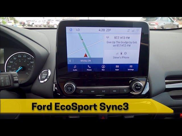 Learn all about Sync3 in the 2021 Ford EcoSport   Android Auto Apple Car Play and more