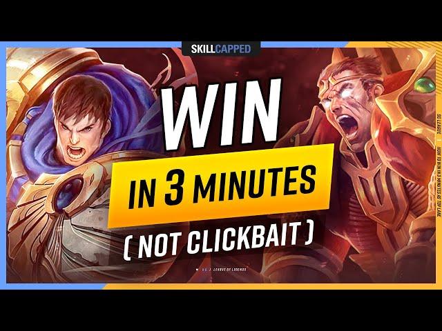 How to WIN in 3 MINUTES as Top Lane - League of Legends