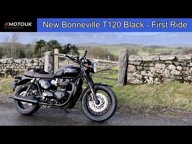 First Ride on my New 2022 Triumph Bonneville T120 Black Edition | Motouk