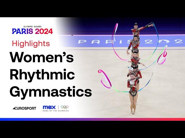 China's STUNNING Routines in The Women's Rhythmic Group All-Around  | #Paris2024 #Olympics