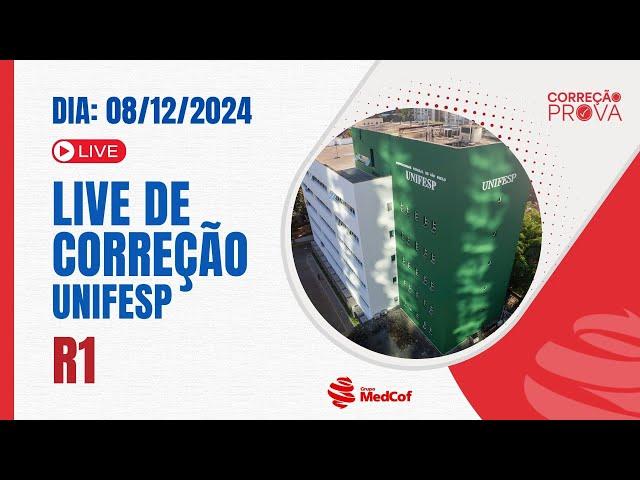 Correção UNIFESP R1 2025 - Gabarito Prova de Residência Médica UNIFESP 2025 R1 Acesso Direto