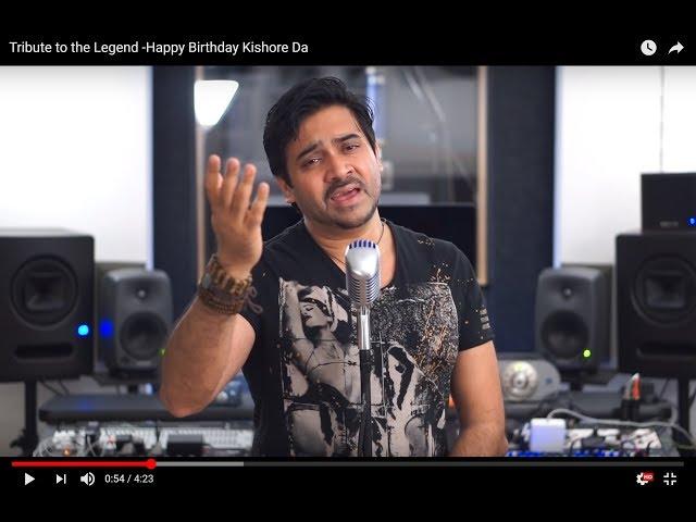 Tribute to Kishore Kumar by Saikat