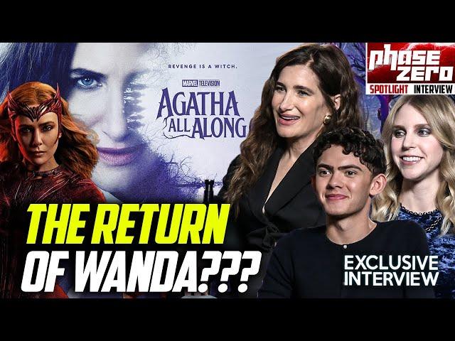 The Return Of Wanda?! Agatha All Along Cast Talks Wandavision Ties!