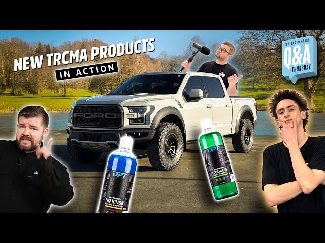 NEW TRCMA Products Tested w/ Dane, Lucas & Anthony | Detailing Q&A