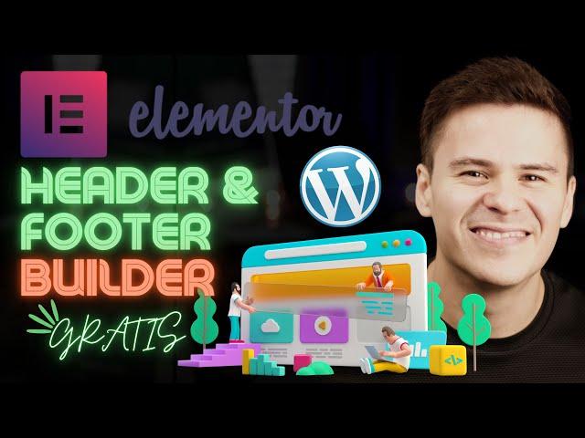 Cómo agregar y editar un MENÚ y PIE DE PÁGINA en WordPress | Elementor Header & Footer Builder