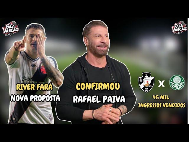 RIVER DE OLHO EM VEGETTI I PEDRINHO CONFIRMOU I INGRESSOS ESGOTANDO