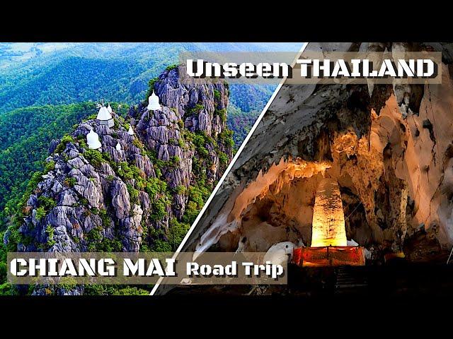 CHIANG MAI motorbike trip / Sky Pagoda, Tree Top Restaurant, Muang On Cave / Thailand Travel Vlog