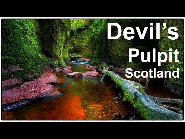 Devil's Pulpit In Scotland: landscape photography guide