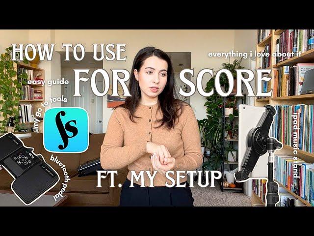  how to use FORSCORE? easy GUIDE ft. my SETUP when performing with the app