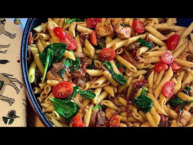 Pasta primavera  وجبة عشاء باسطابالخضر