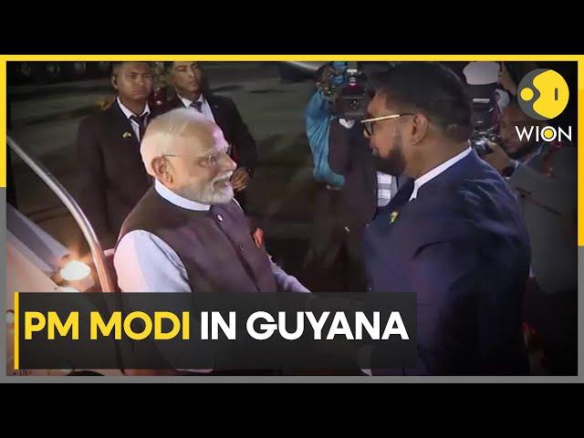 PM Modi In Guyana: First Indian PM To Visit Guyana In 56 Years | World News | WION