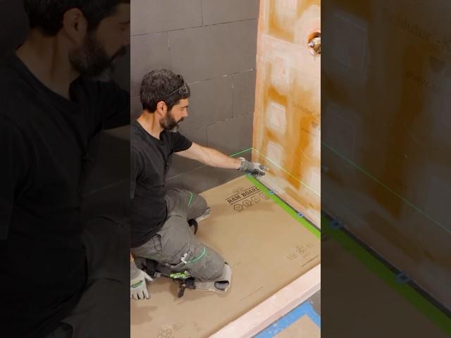 Tile Shower Wall Tip - #shorts #homerepairtutor