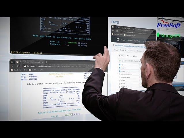 FreeSoft Mainframe MongoDB demo