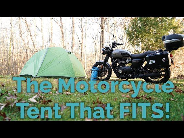 The Motorcycle Tent That Fits In Your Bags | Moto Camp Nerd | Moto Solo+