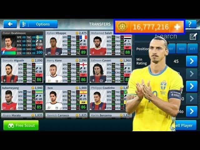 How to get Zlatan Ibrahimovic in Dream League Soccer  Player rating 100