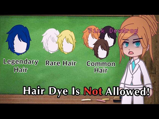 Natural Hair Colour ‍️(DIFFERENT) // Meme // [MLB] ‍⬛ // Gacha // AU