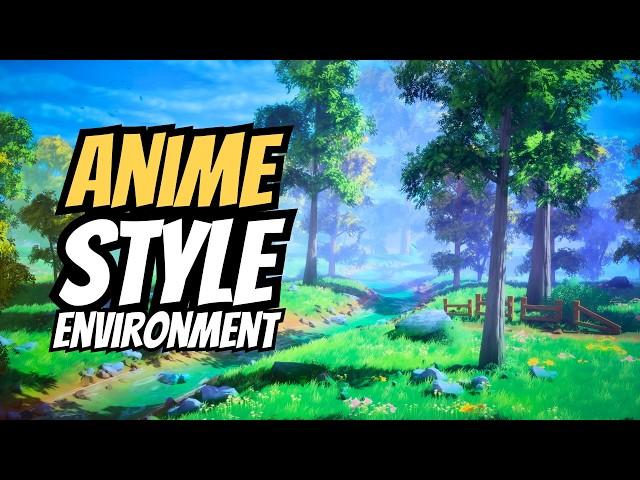 How to Create Anime-Style Game Environments is UE5