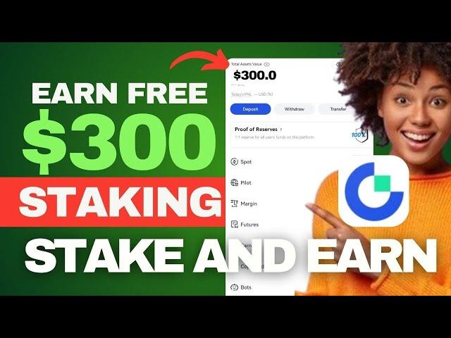 Earn Free $200 on Gate.io By Staking Coins (STAKE AND EARN Offer) Make free Money on Gate.io