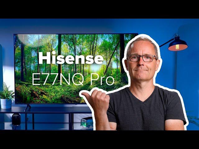 Der neue Hisense E77NQ Pro zeigt im Fernseher-Test das beste Bild fürs Geld