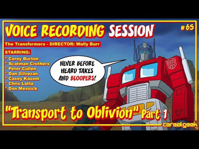 TRANSFORMERS / VOICE RECORDING SESSION - "Transport to Oblivion" Part 1