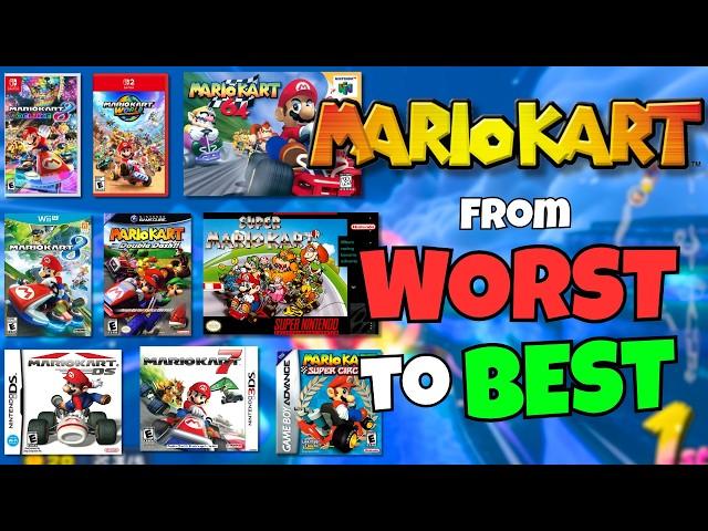 Ranking EVERY Mario Kart Game From WORST to BEST!
