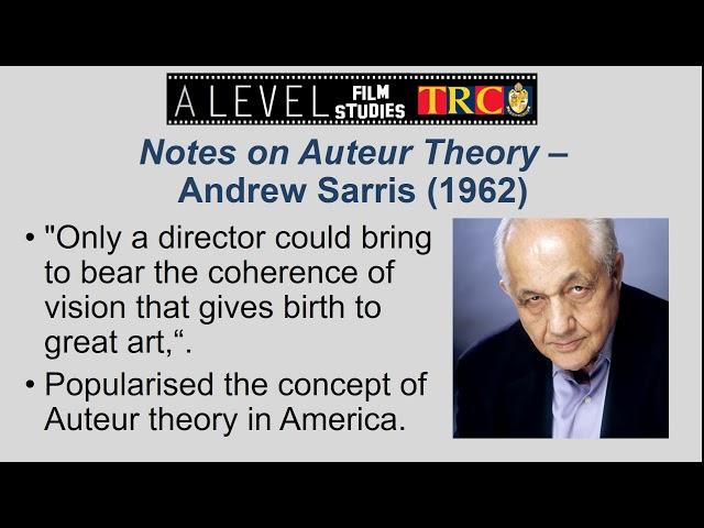 Auteur Theory - The Basics