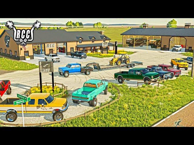 BUILDING A TRUCK DEALERSHIP! WELCOME TO ROLLIN' COAL CUSTOMS (RCC)