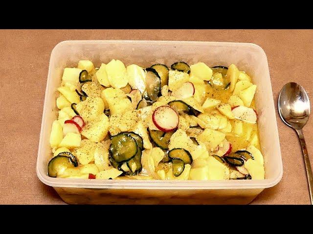 Klassiker: Kartoffelsalat mit Essig und Öl!