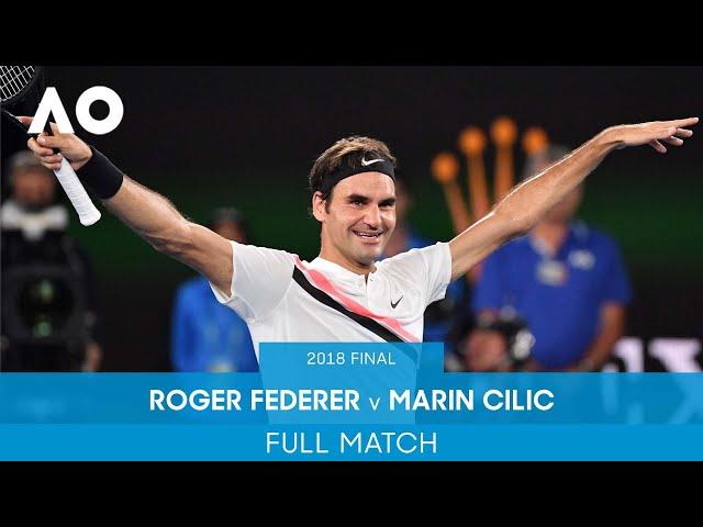 Roger Federer v Marin Cilic Full Match | Australian Open 2018 Final