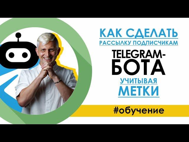 Как сделать рассылку подписчикам TELEGRAM-БОТа, учитывая Метки /Сегментация подписчиков /Артем Кук