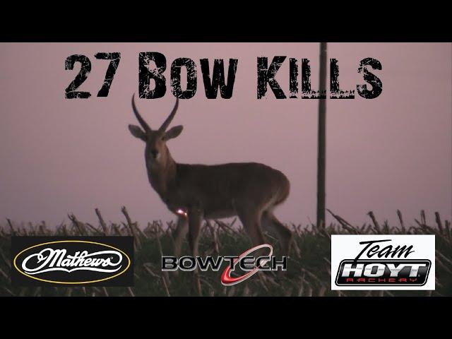 Bow Hunting Africa - 27 Bow Kills In 4 Minutes