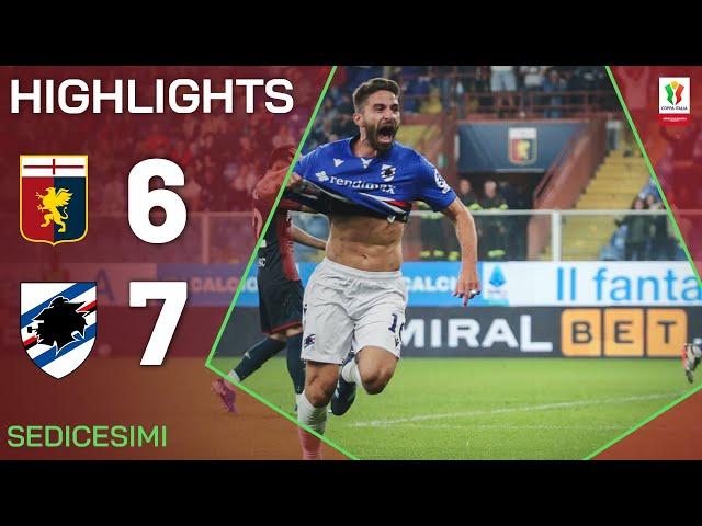 GENOA-SAMPDORIA 6-7 dcr | HIGHLIGHTS | SEDICESIMI | Coppa Italia Frecciarossa 2024/25