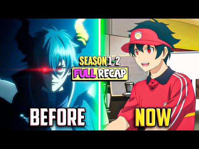 He was The Most Op Demon King and Now Works at a Mc Donalds The Devil is a Part Timer! All Seasons