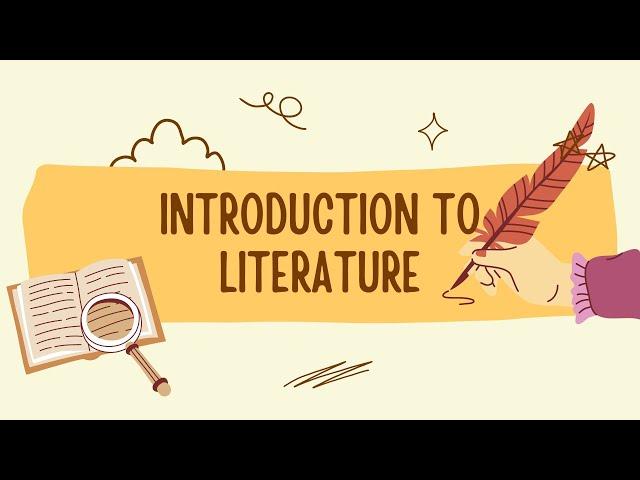 What is Literature? I Introduction to Literature