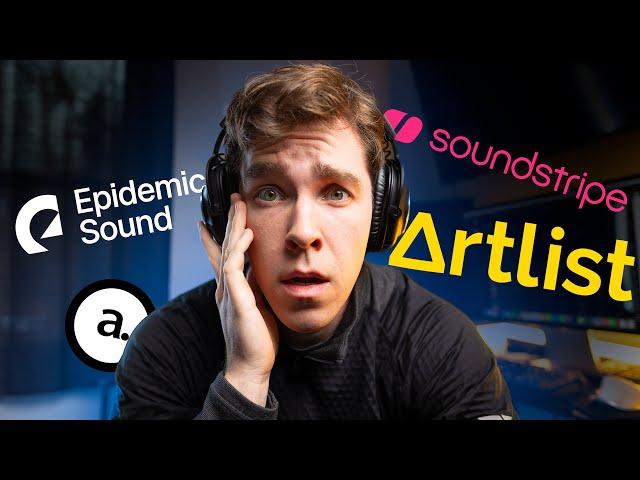 The BEST Royalty Free Music Site? | Artlist vs Epidemic Sound vs Soundstripe vs Audiio