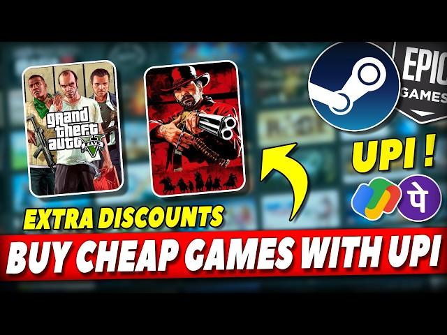 How To Buy Steam Games with UPI & GET Cashback + Discounts on Every Purchase!