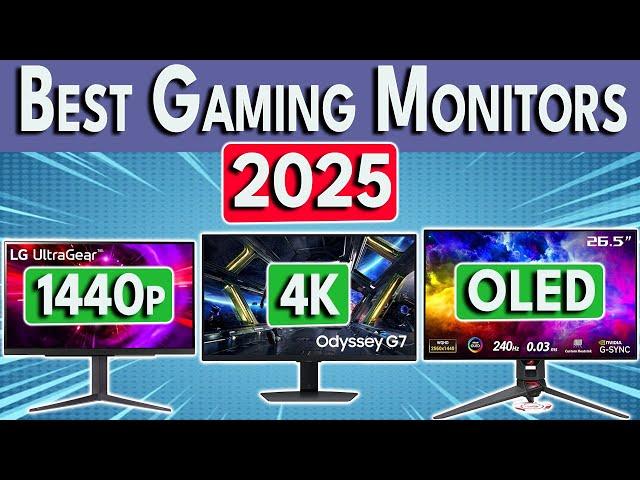 Best Gaming Monitor 2025 | 1440p, 240hz, 4K & OLED | Best Gaming Monitors for PC PS5 XBox