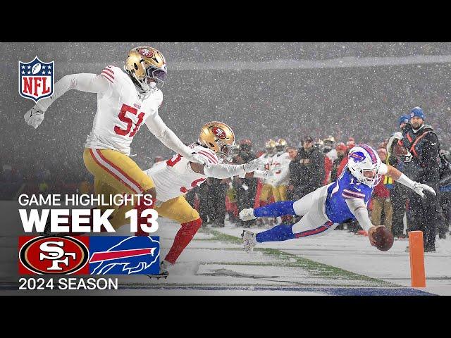 San Francisco 49ers vs. Buffalo Bills Game Highlights | NFL 2024 Season Week 13