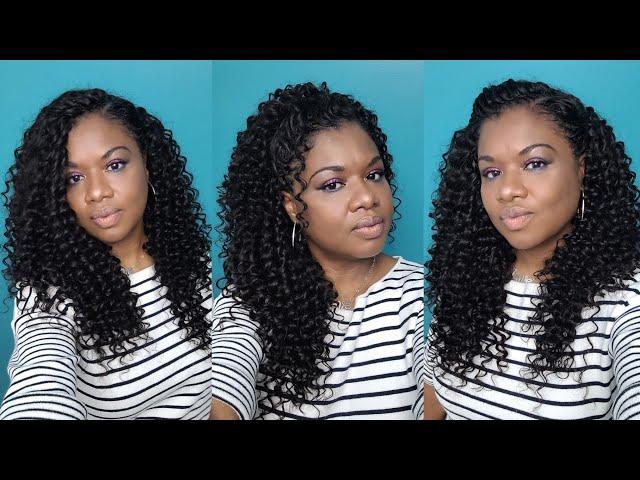 HUMAN HAIR CURLY CROCHET | Micro Ring Loop For Natural Looking Install | NEW BRAID PATTERN