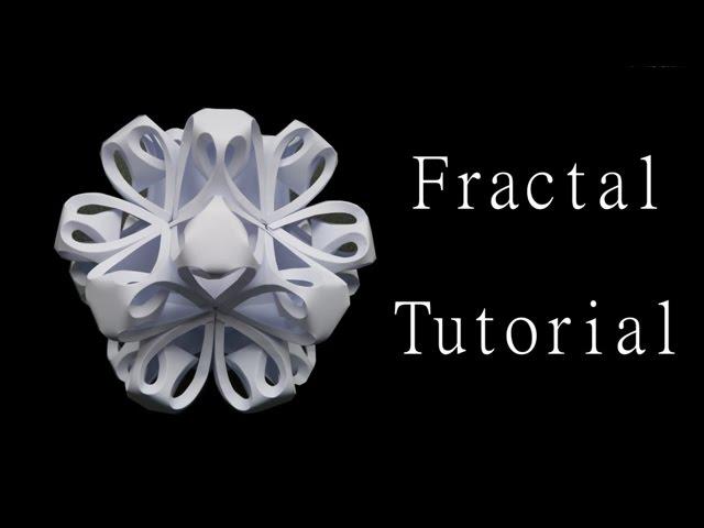 fractal - Richard Sweeney - modular origami - tutorial - dutchpapergirl