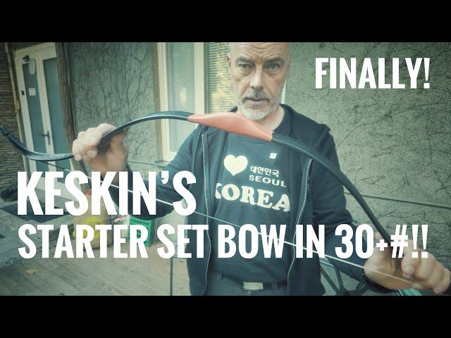 New Keskin Bow with 30+#! Quick test