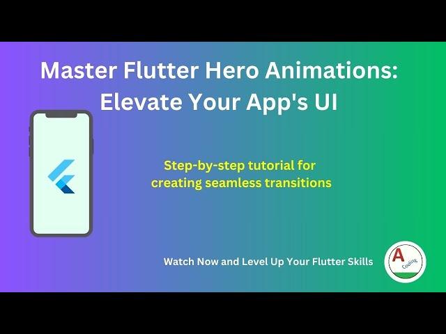 Mastering Flutter Hero Animation | amplifyabhi